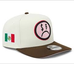 New Era X Junior H SB X NEW ERA SAD FACE SNAPBACK HAT WHITE